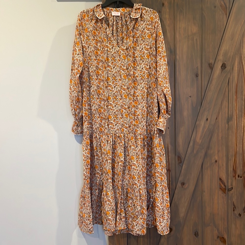 Brand new pink lily boho maxi dress